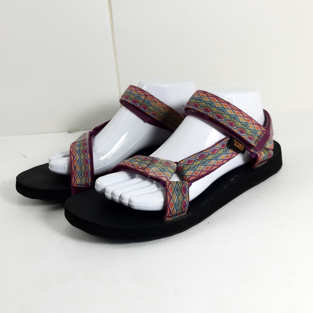 Teva Women's Original Universal Sandal Miramar Multicolor Strappy sandals Us 9